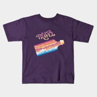 Travel vector illustation Kids T-Shirt